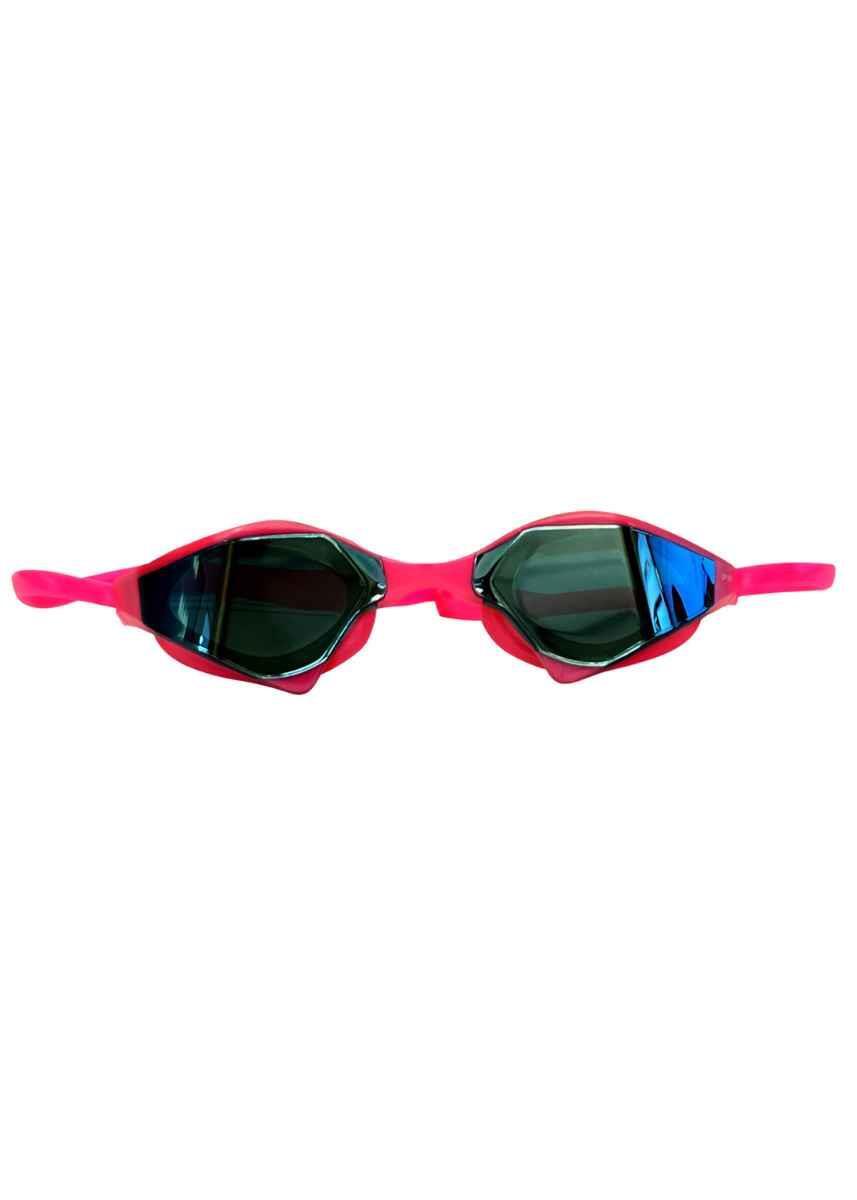 Occhialini - Nuoto - Unisex - Specchiati, ponte regolabile - Rosa 2/4