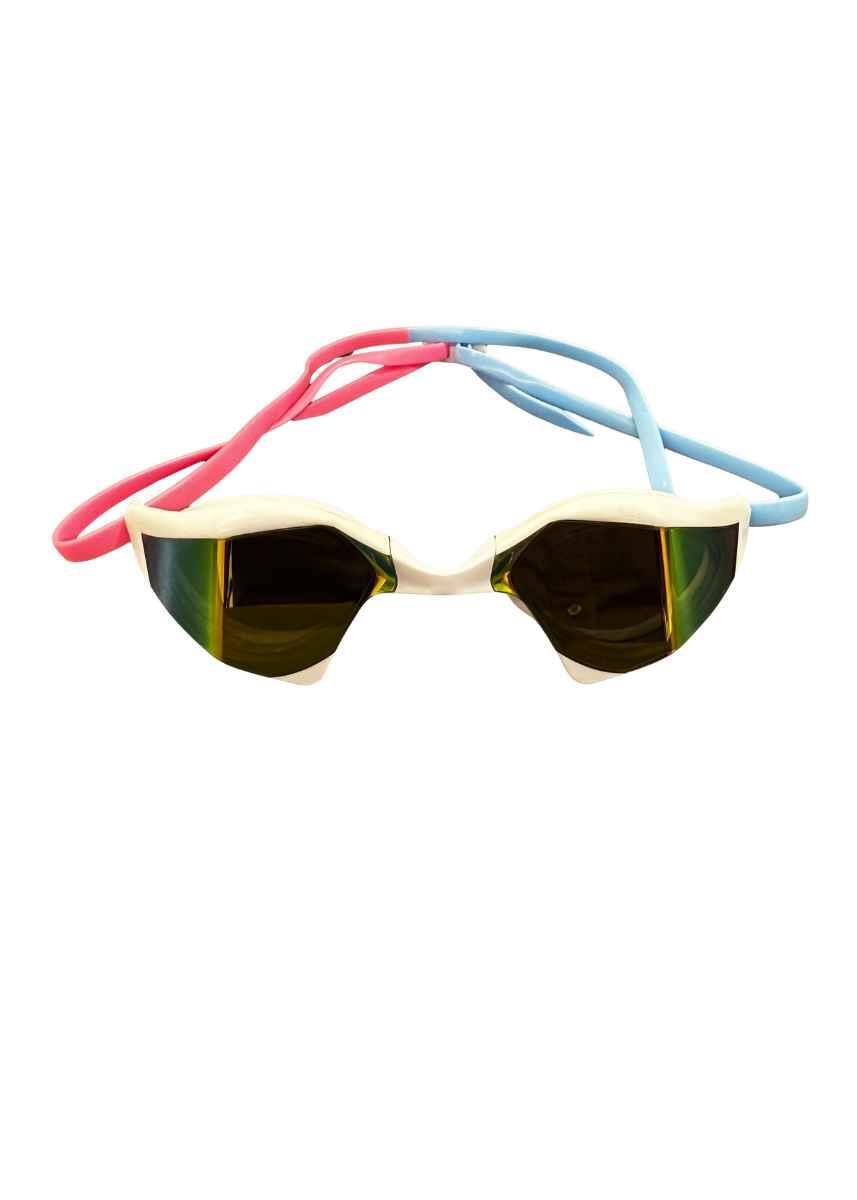 Occhialini - Nuoto - Unisex - Specchiati, antiappannamento - Bianco/rosa 2/4