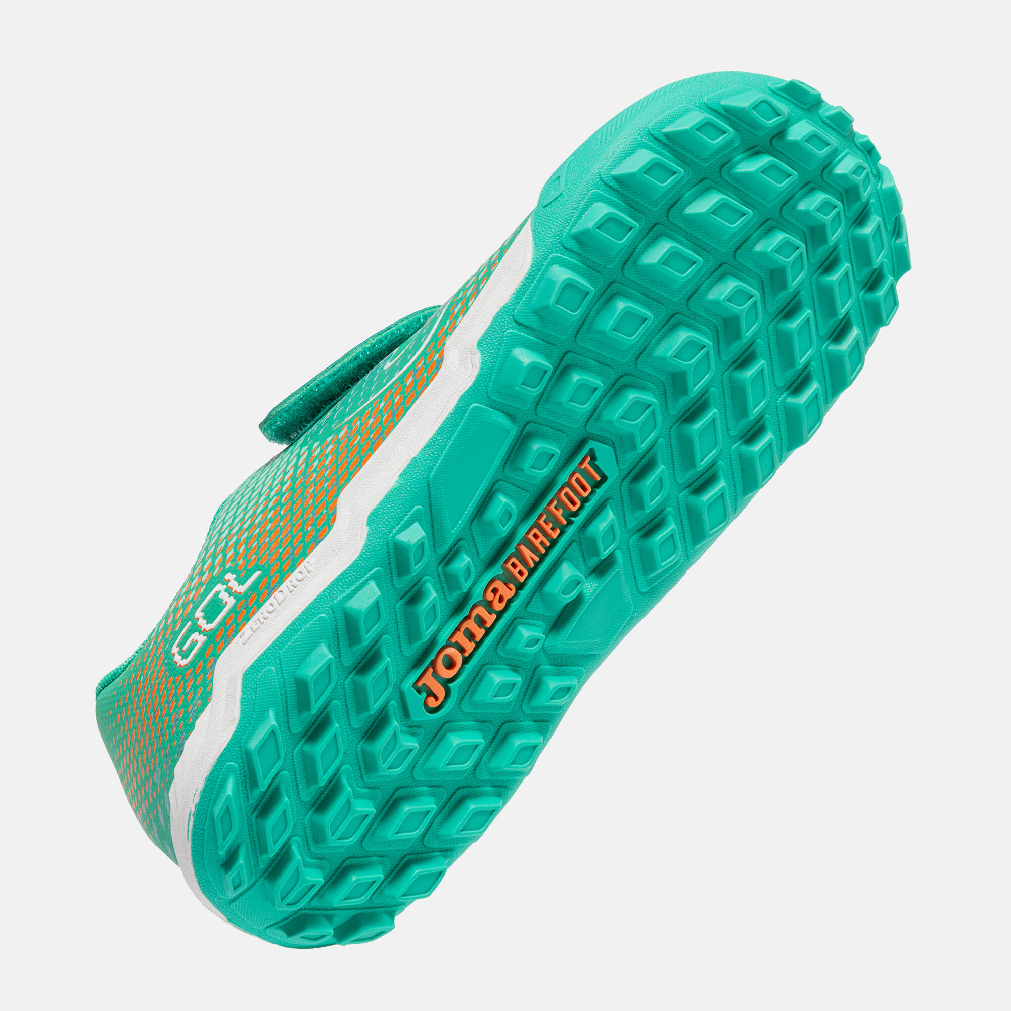 Chuteiras Futebol Criança Joma Gol Junior Barefoot 26 TF Azul-Turquesa 5/6