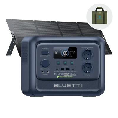 Bluetti elite 100 v2 +350w,draagbare 1024wh powerstation voor camping,noodstroom