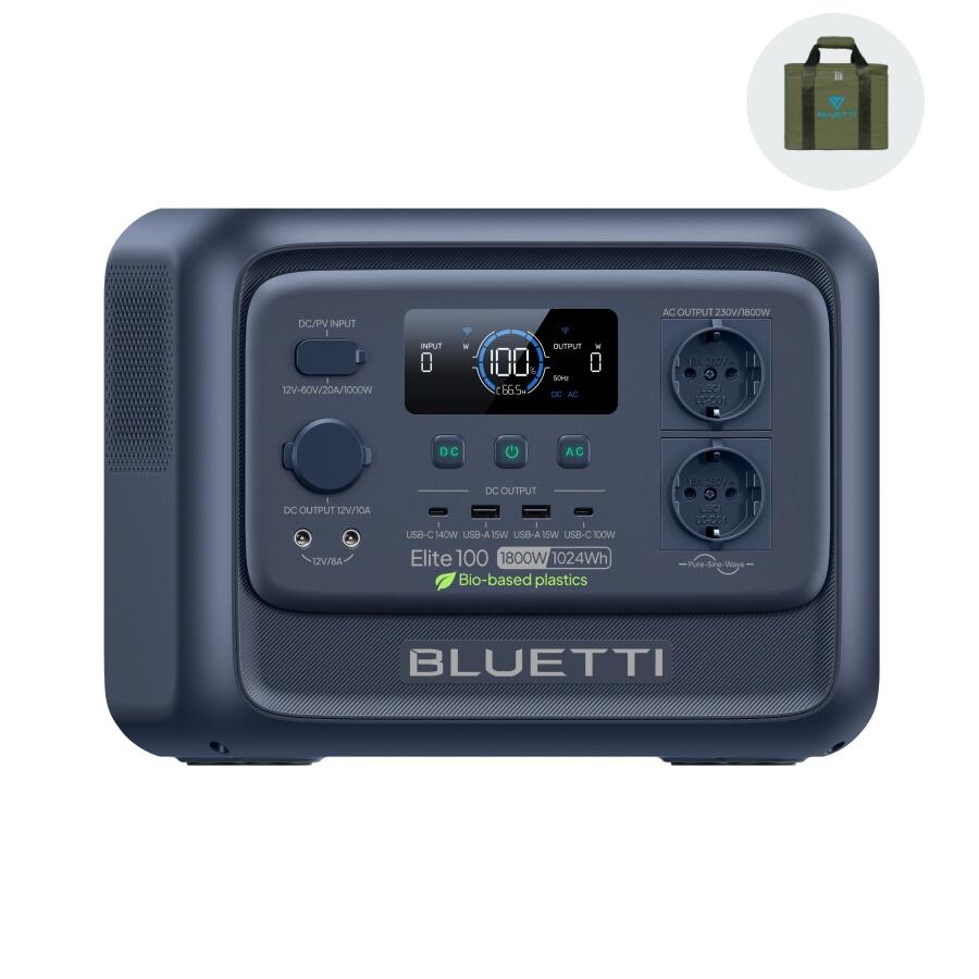 Generator portabil Elite 100V2 BLUETTI 1024Wh pentru camping,situații de urgență