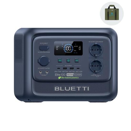 Elite 100 V2 BLUETTI tragbarer Generator 1024Wh/1800W für Camping,Stromausfälle