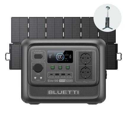 Generator BLUETTI Elite 100 V2 met 500W, 1024Wh stroomvoorziening voor camping