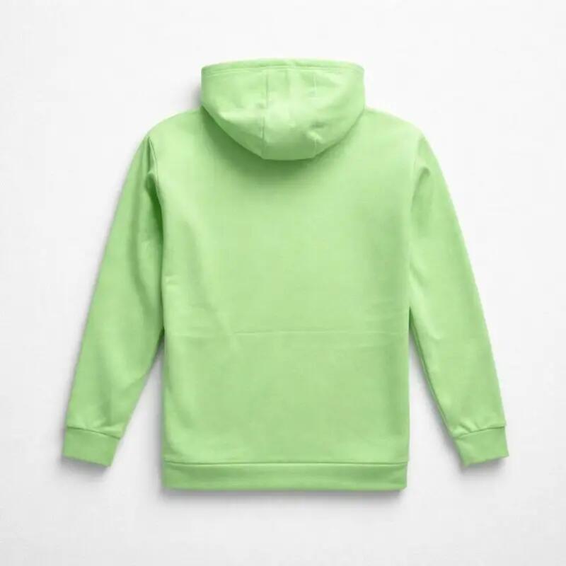Sudadera junior +8000 Jaquen verde con capucha y cremallera 8240-058 3/4