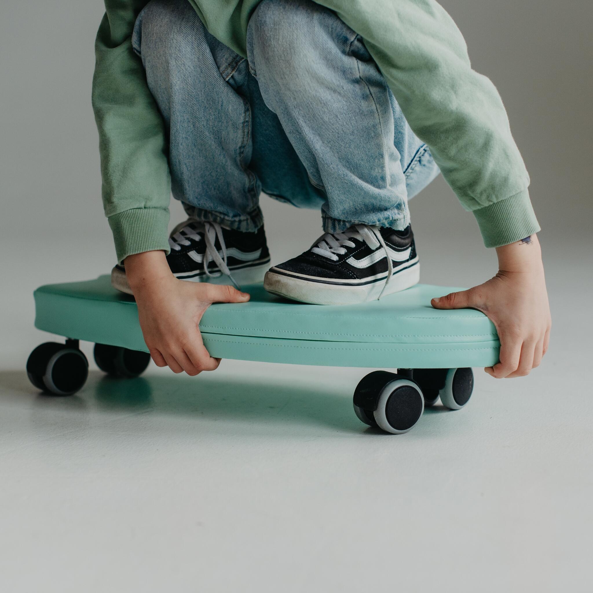Parque infantil macio sobre rodas - SURF - Verde 4/12