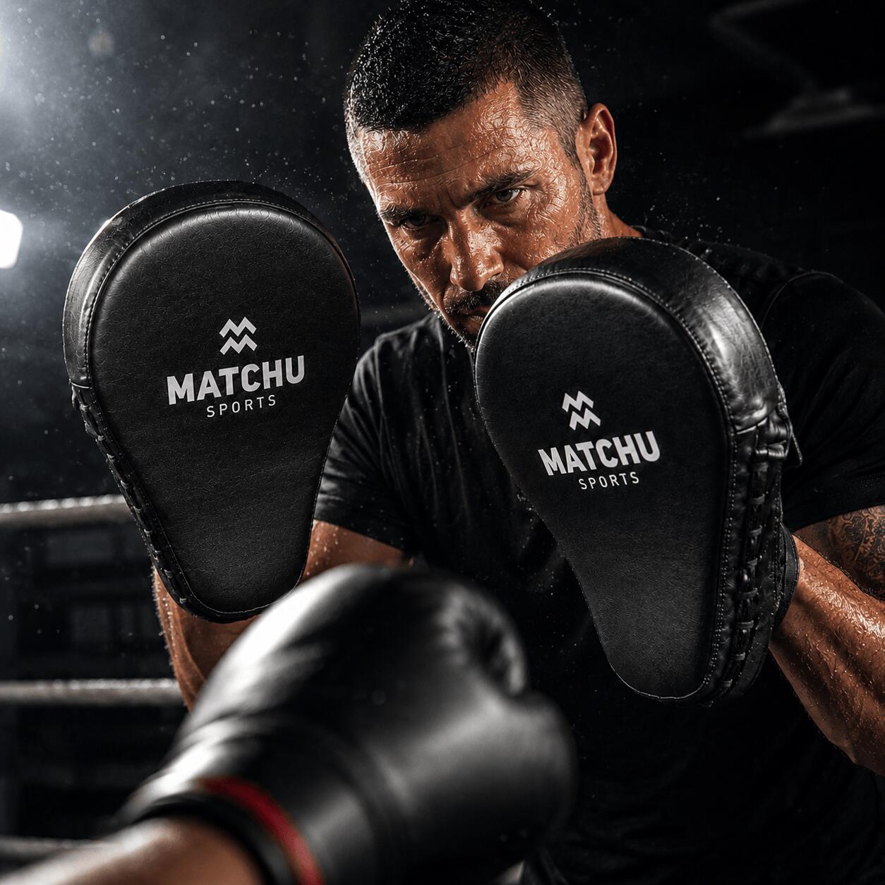 Pattes d'ours de boxe - Set de 2 - Respirant & Confortable - Noir 3/7