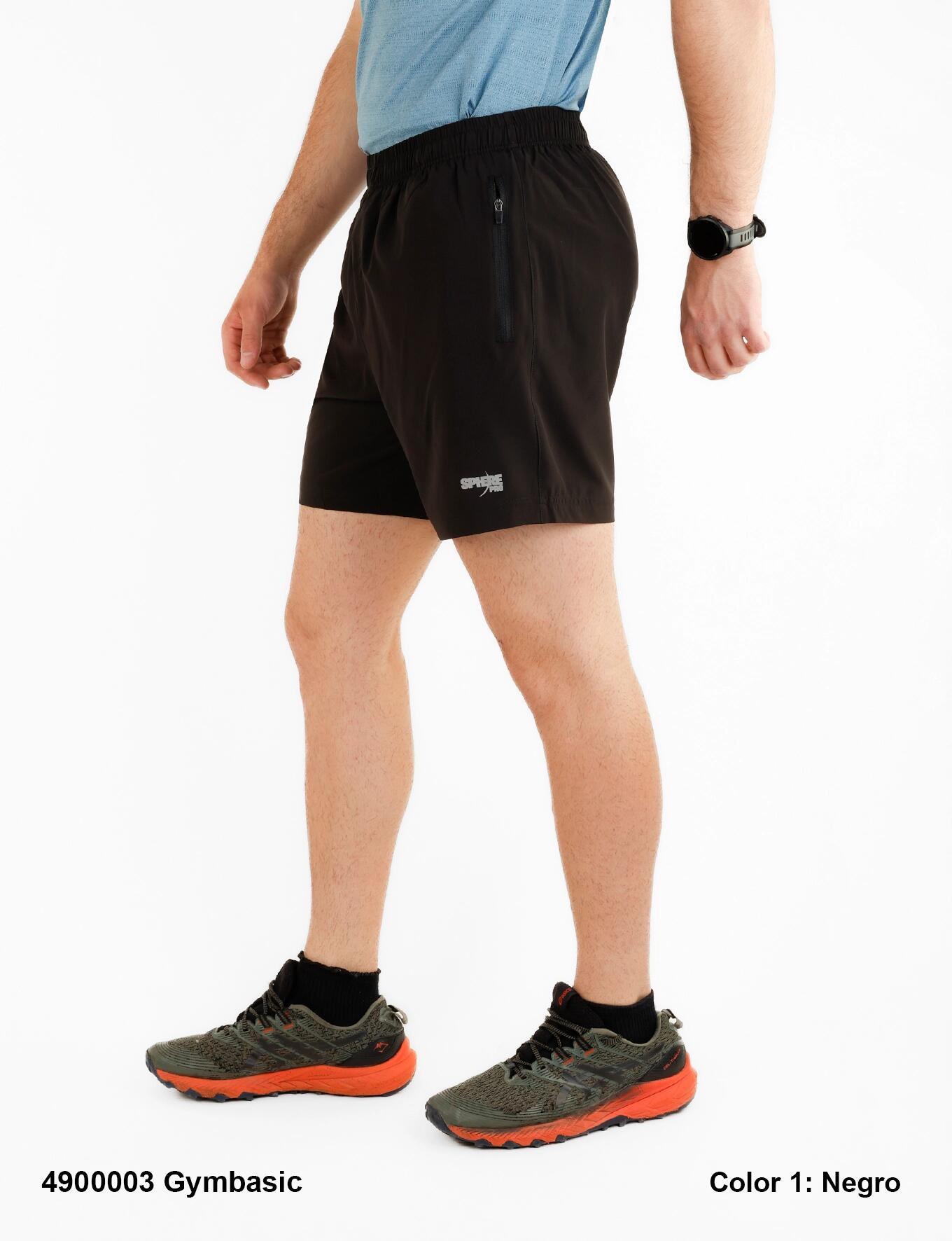 Calções Respiráveis com Bolsos Homem Sphere Pro Gymbasic. Preto 3/3