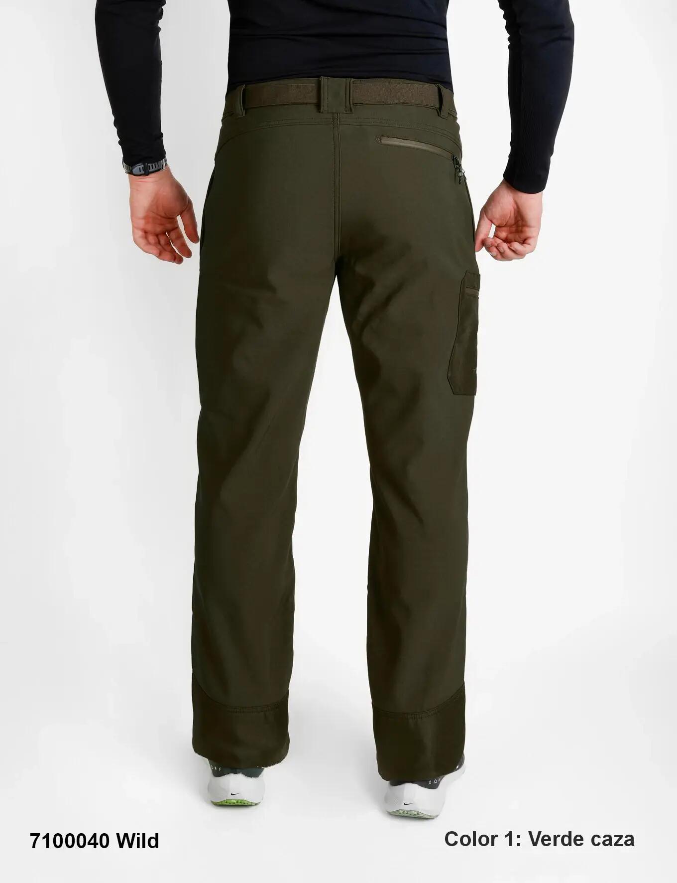 Pantalón running hombre - Impermeable - Verde 2/3