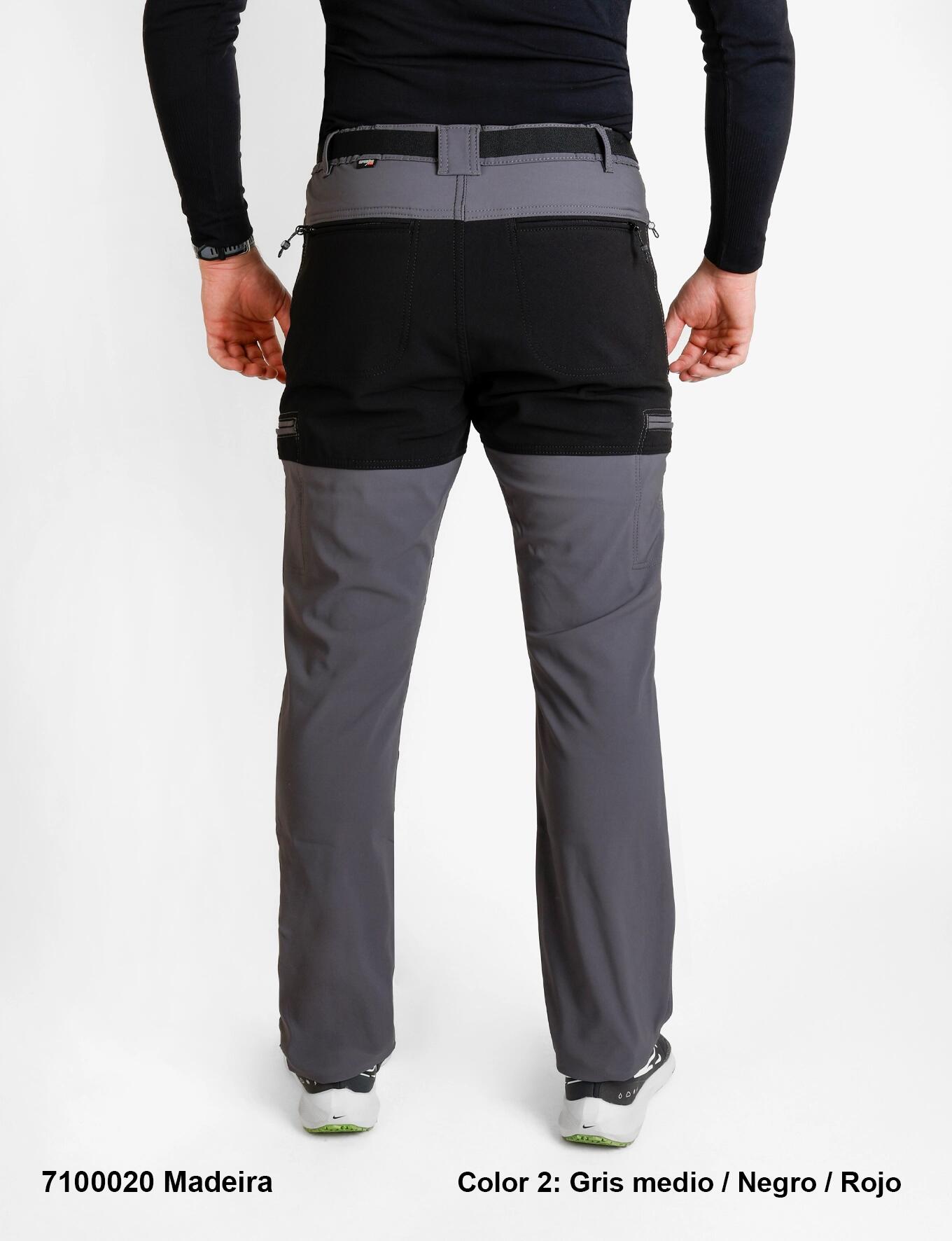 Pantalón trekking hombre impermeable SPHERE PRO WOOD. GRIS 2/3