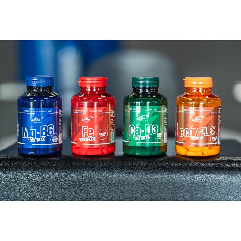 B-Complex + Dextrose Piersică 60 tablete