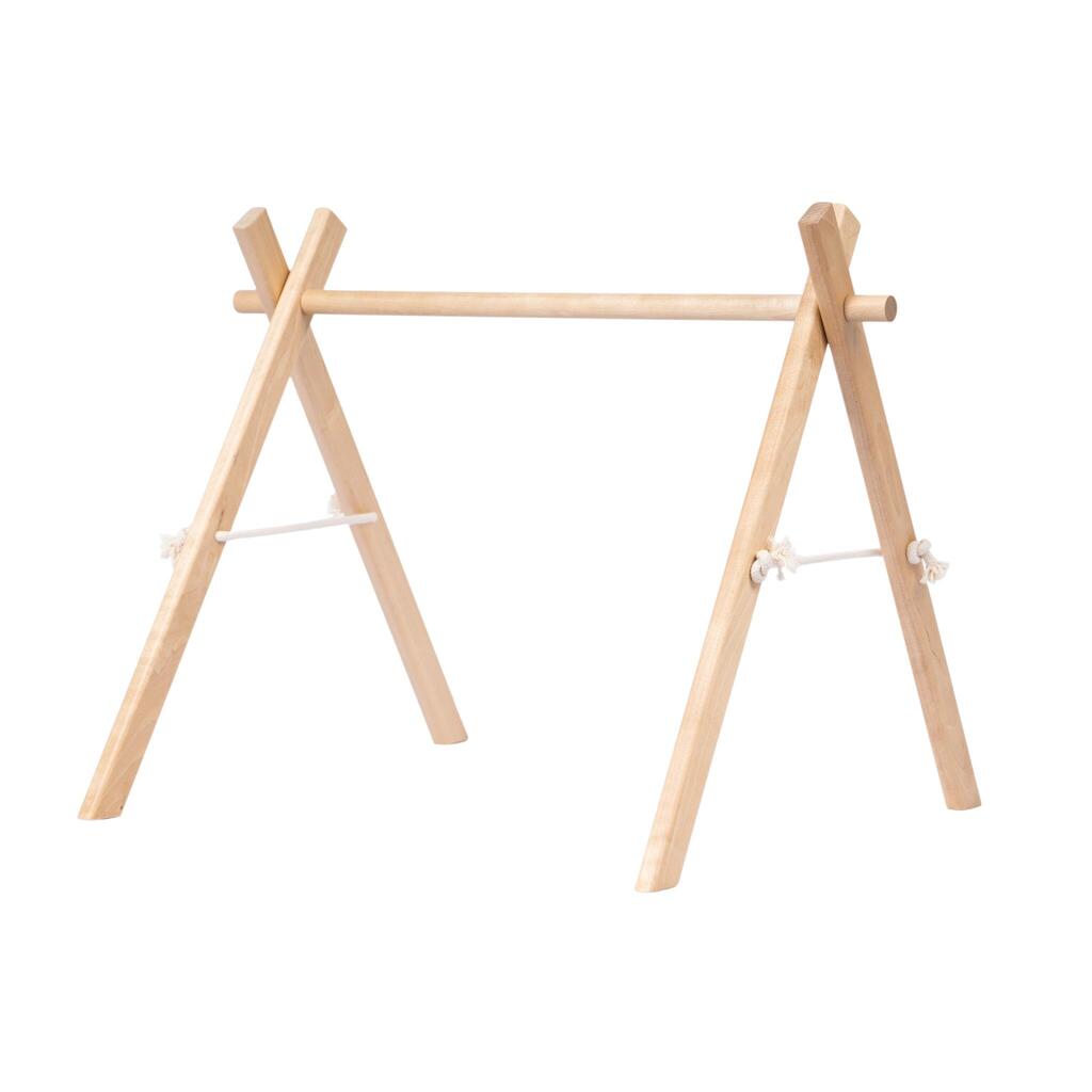Wooden baby gym station