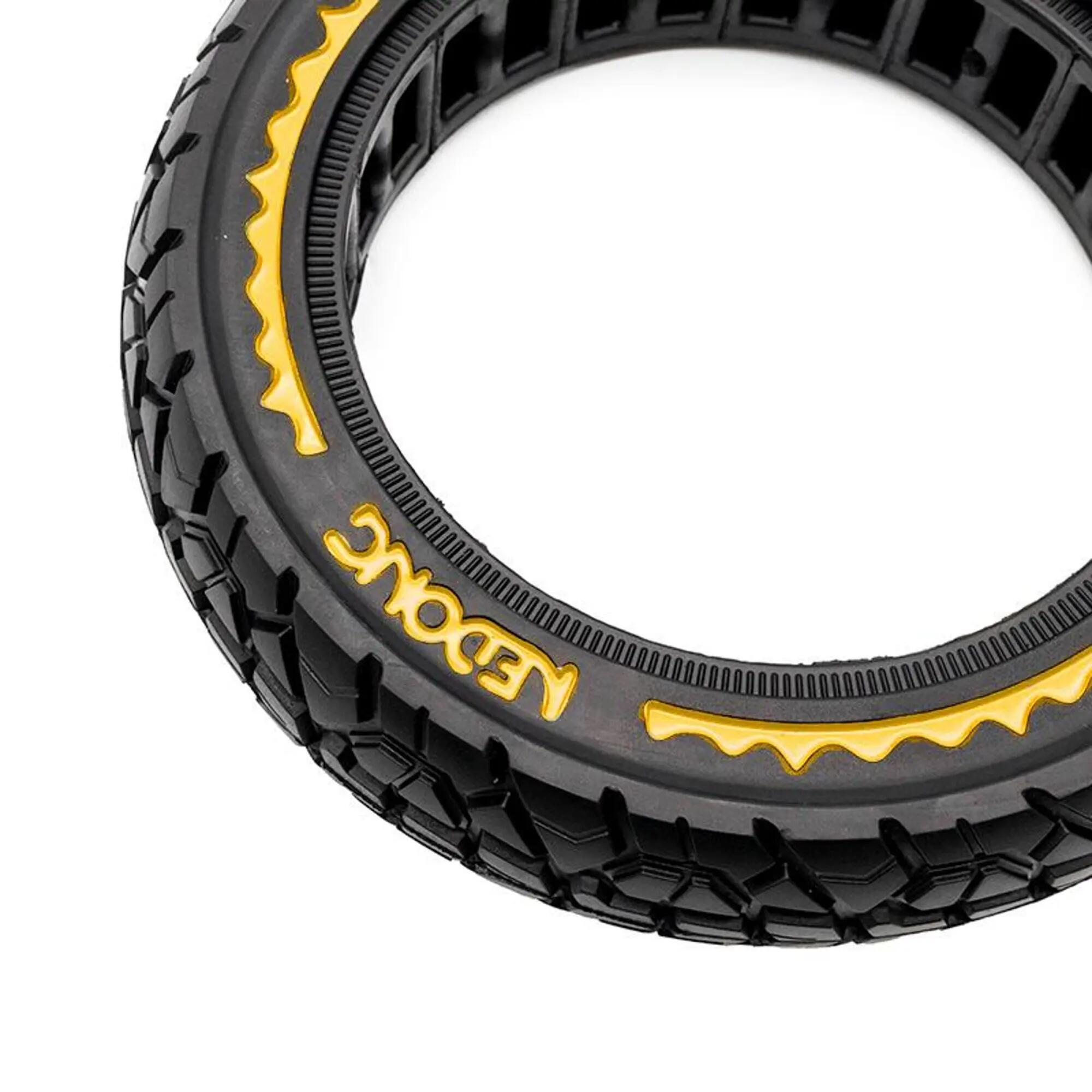 Rueda maciza ultraligera offroad 10x2,125-6,5/B44 - amarillo [Nedong] 5/5