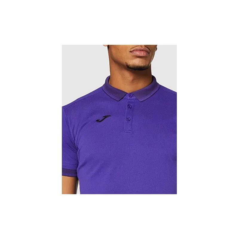 Polo Manga Corta Niños Joma Bali II Morado 4/5