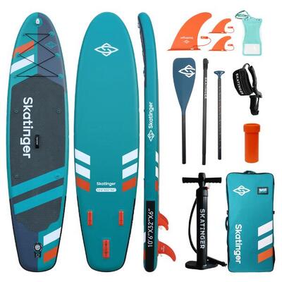 Tavola SUP SKATINGER Jade 320x81x15 cm (10'6'') con set di accessori