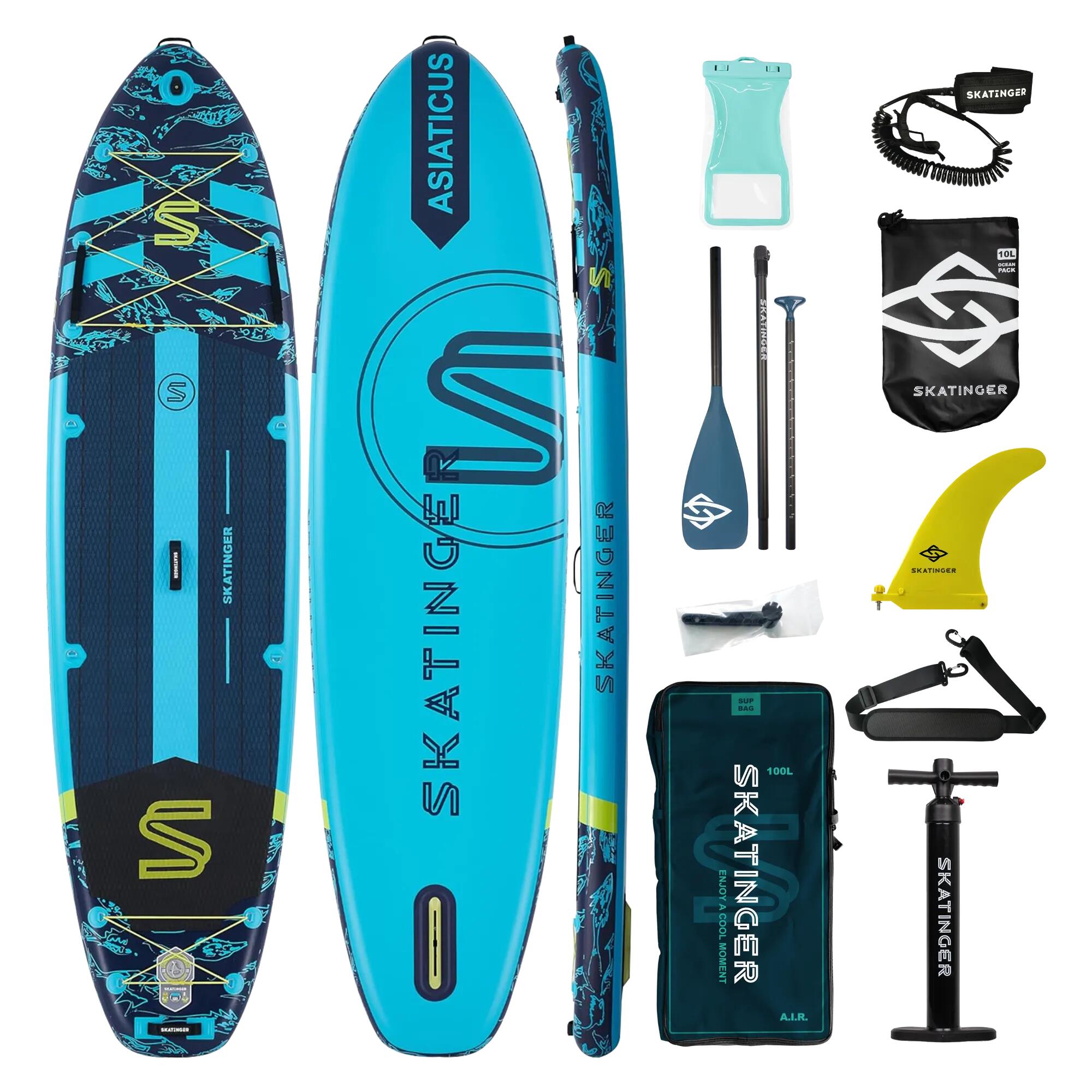 Placa SUP SKATINGER Asiaticus 350x86x15 cm (11'6'') yoga