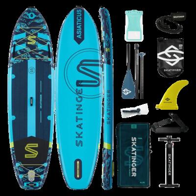 Skatinger asiaticus sup 350x85x15 cm (11'6'') yoga met accessoireset