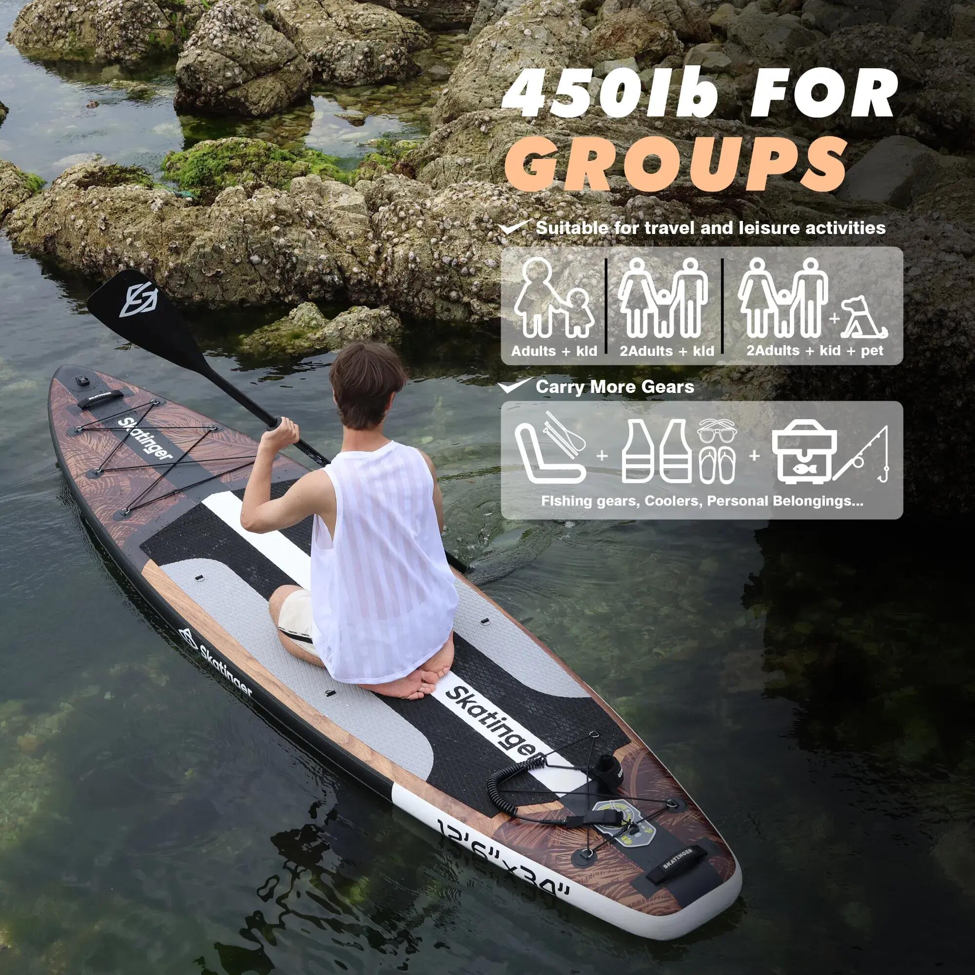 SKATINGER Waverider SUP 380x86x16 cm (12'6'') allround 5/7