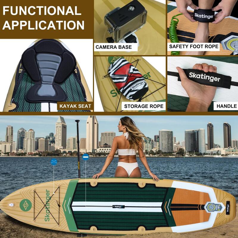 Placă SUP SKATINGER Peninsula Trojan Horse 335x84x15 cm (11') touring