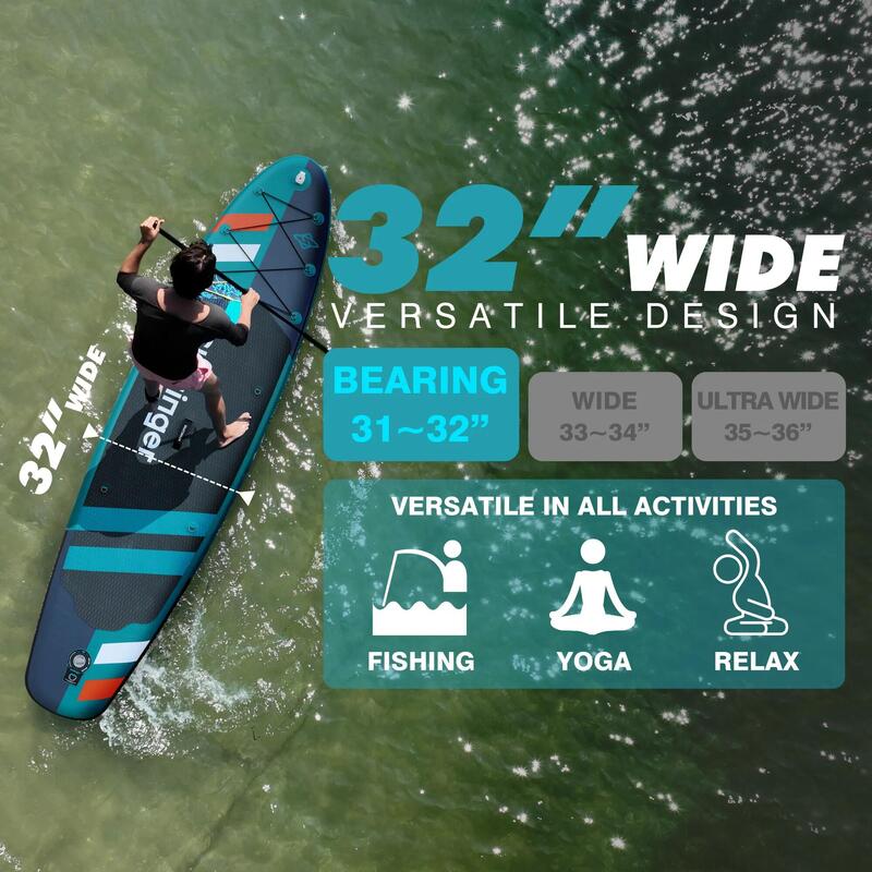 Placă SUP SKATINGER Jade 320x81x15 cm (10'6'') allround