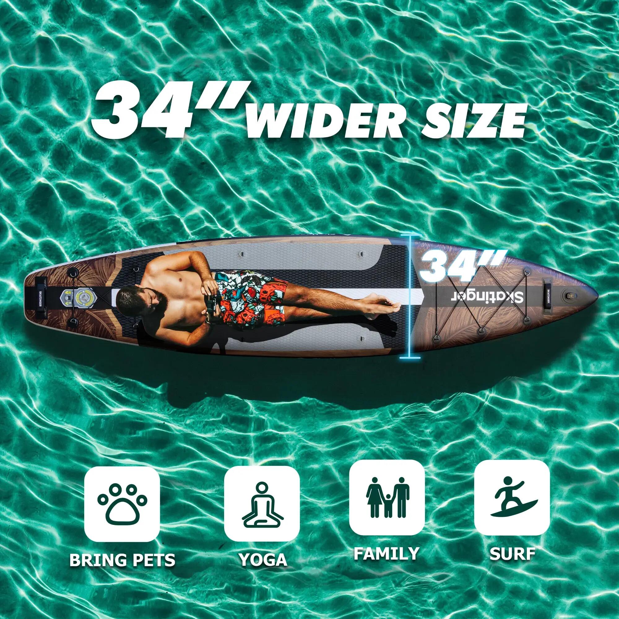 SKATINGER Waverider SUP 380x86x16 cm (12'6'') allround 4/7