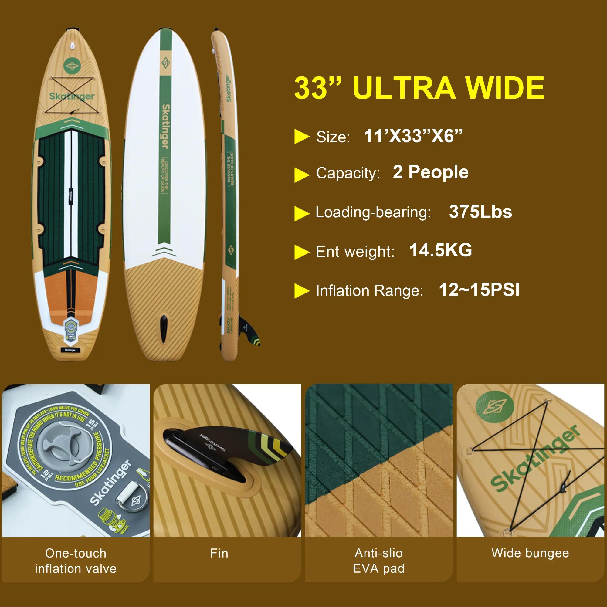 SKATINGER Peninsula Trojan Horse, 335x84x15 cm, SUP touring 3/7