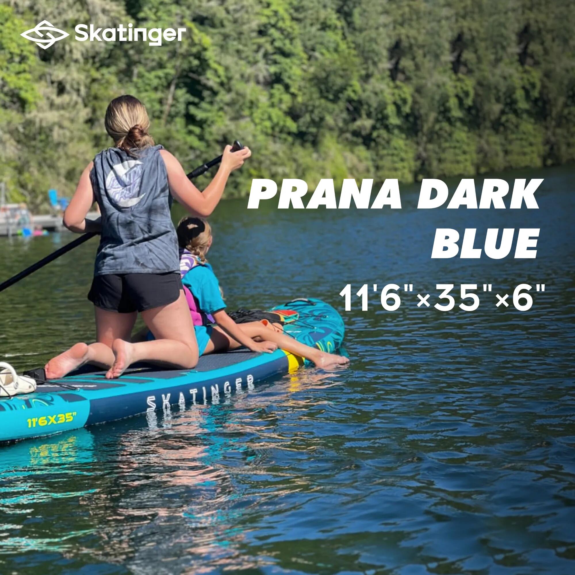 Paddleboard SKATINGER Prana Lava Green 350x89x15 cm (11'6'') yoga 2/7