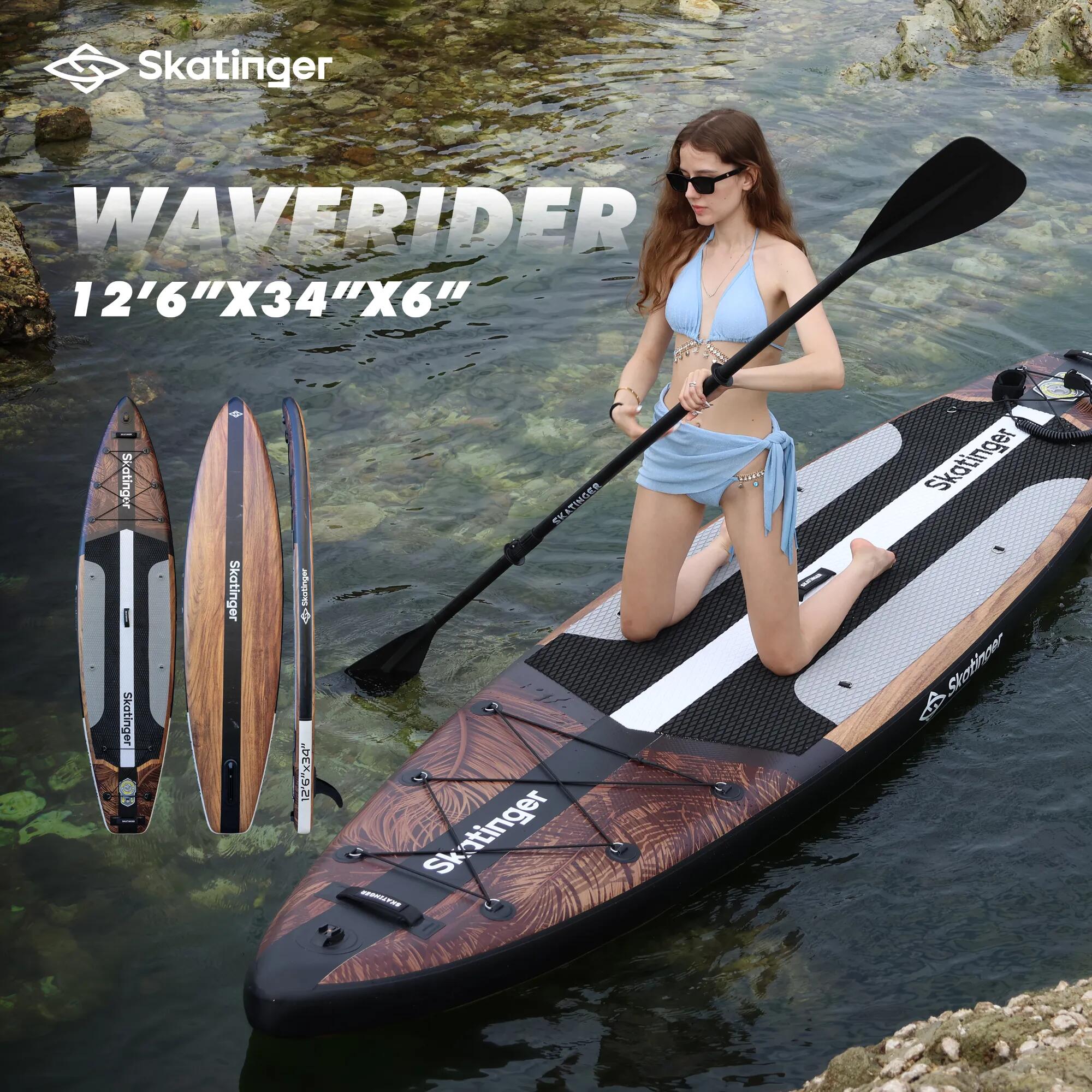 SKATINGER Waverider SUP 380x86x16 cm (12'6'') allround 2/7