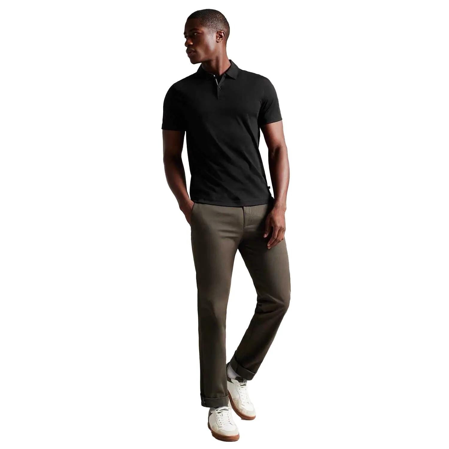Mens Zeiter Cotton Polo Shirt (Black) 5/5