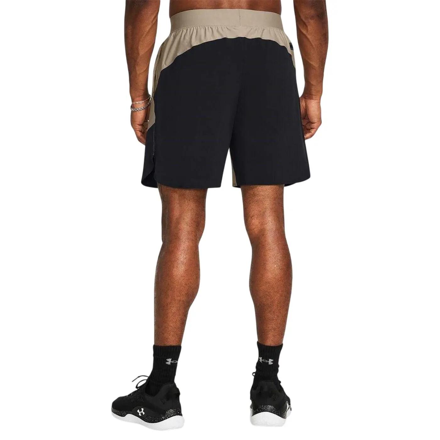 Pantaloncini Uomo Under Armour Elite Marrone 5/5
