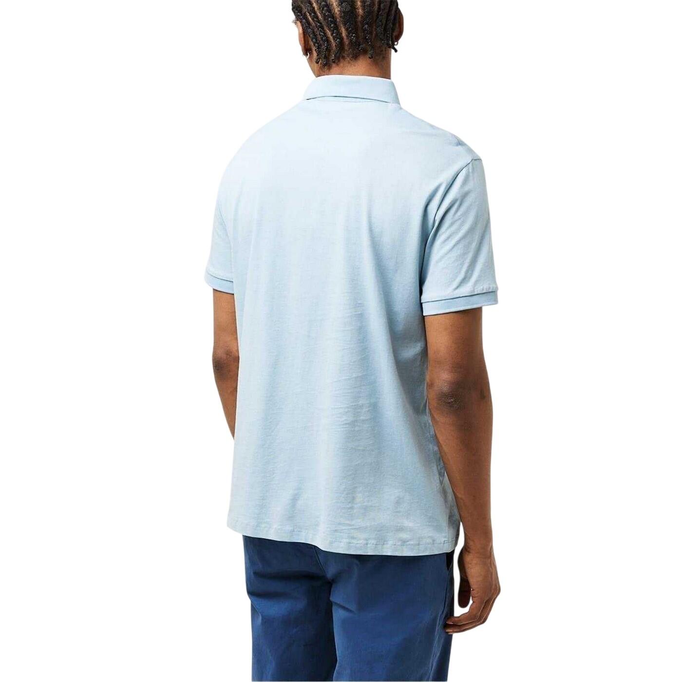 Mens Cotton Polo Shirt (Ash Blue) 5/5