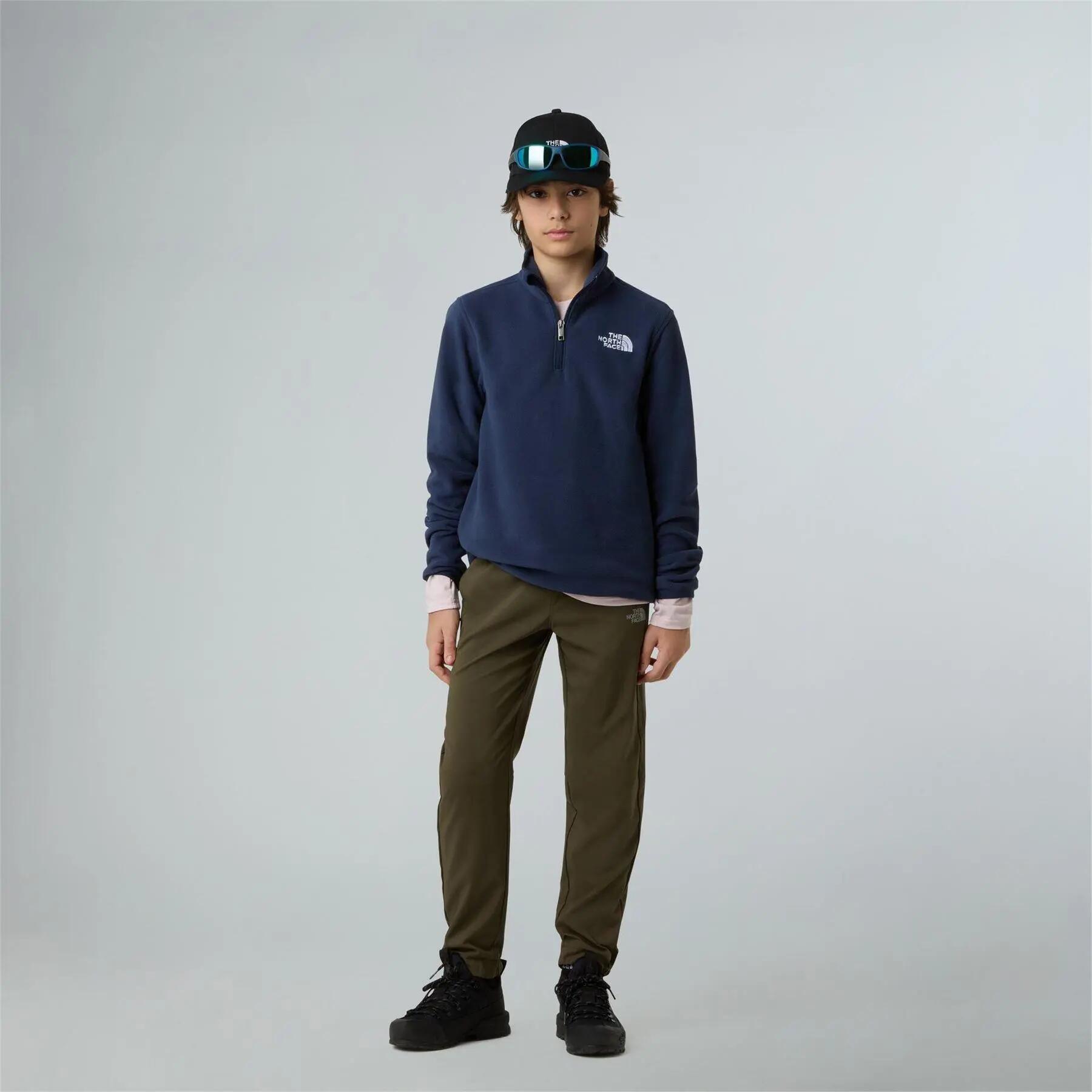 Childrens/Kids Logo Fleece Top (Navy) 5/5