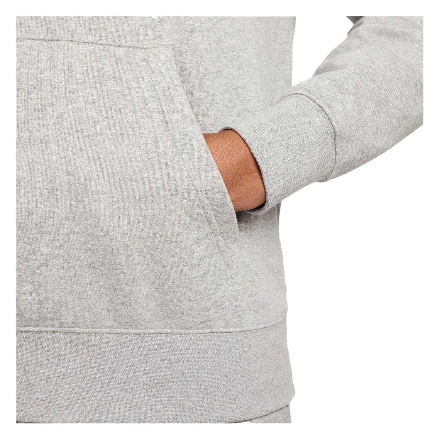 "Club" Kapuzenpullover für , Regulär Herren Grau meliert/Weiß 5/5
