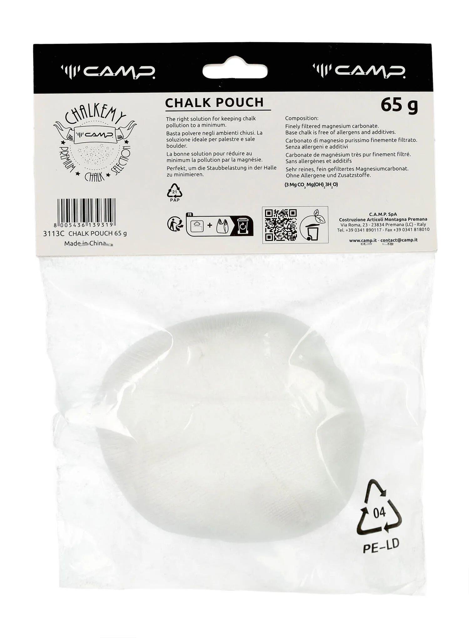 Kulka magnezji CAMP 65 g w siatkowym pokrowcu z ściągaczem 4/4