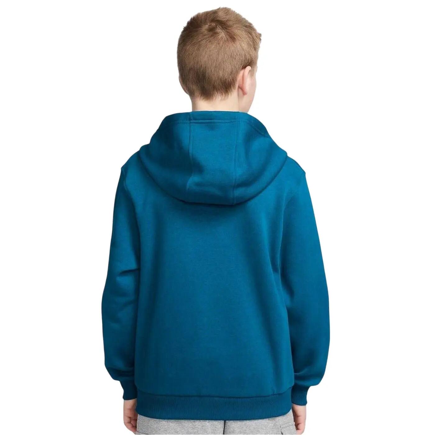 Childrens/Kids Full Zip Hoodie (Royal Blue) 3/3