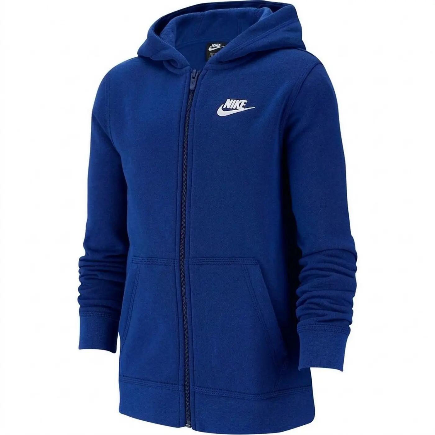 Childrens/Kids Full Zip Hoodie (Royal Blue) 2/3