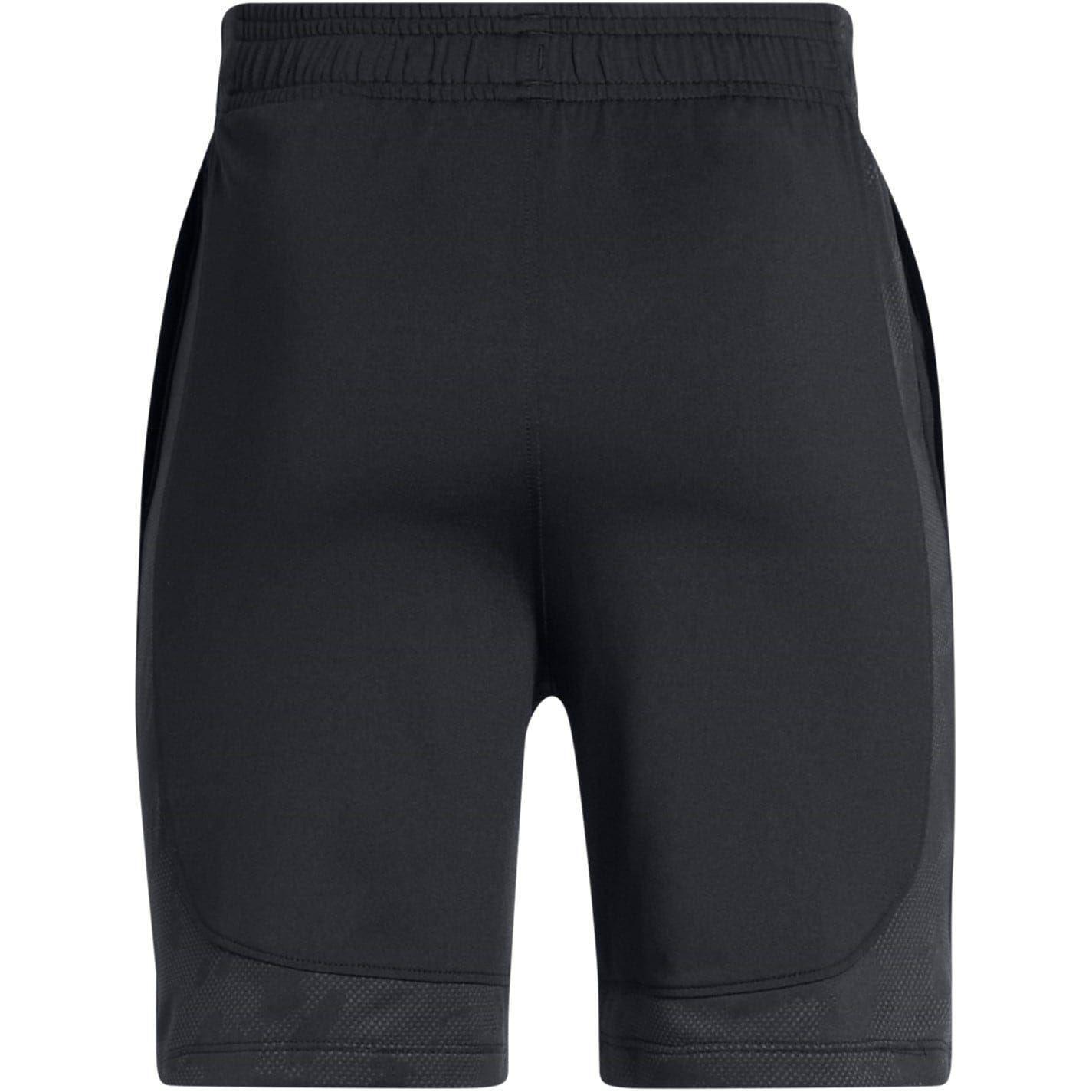 Jacquardshort met ventilatieopeningen voor kinderen (Zwart/Wit) 3/5