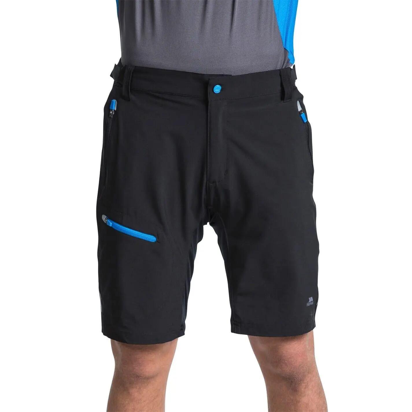 "Malaki" LatzShorts für , Wandern Herren Schwarz 4/6