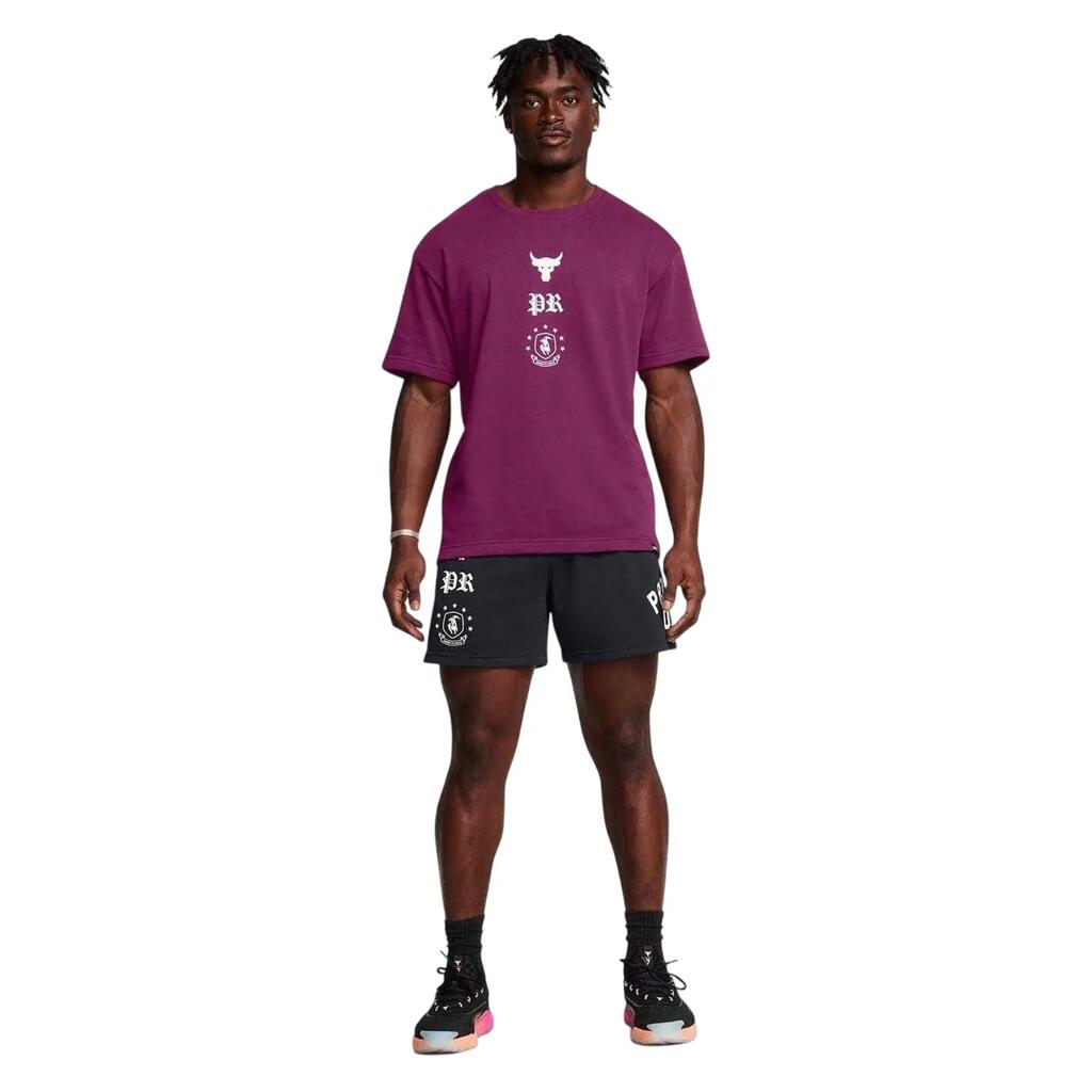 Mens Project Rock Terrycloth Shorts (Black)