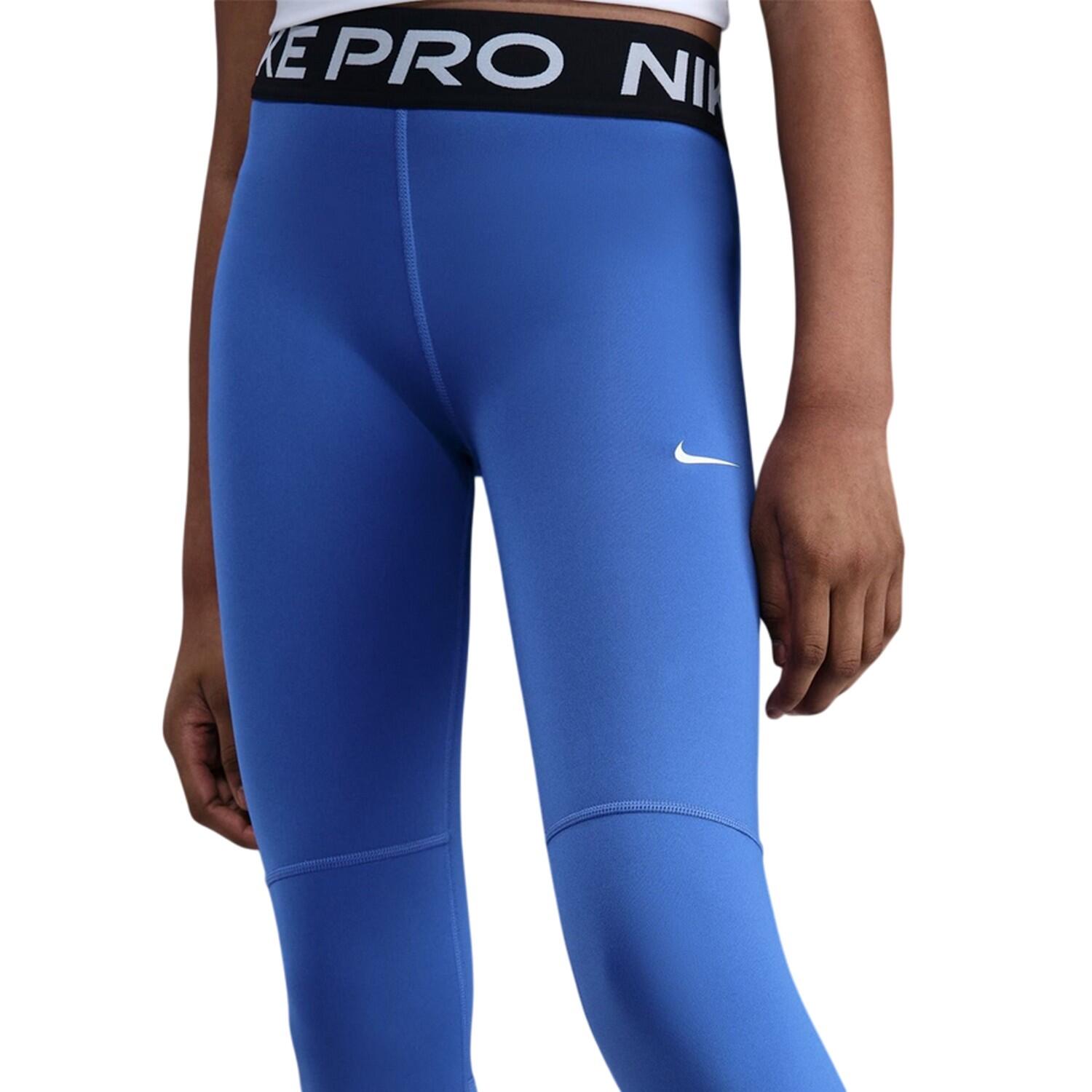 Collant PRO Fille (Bleu / Blanc) 5/5