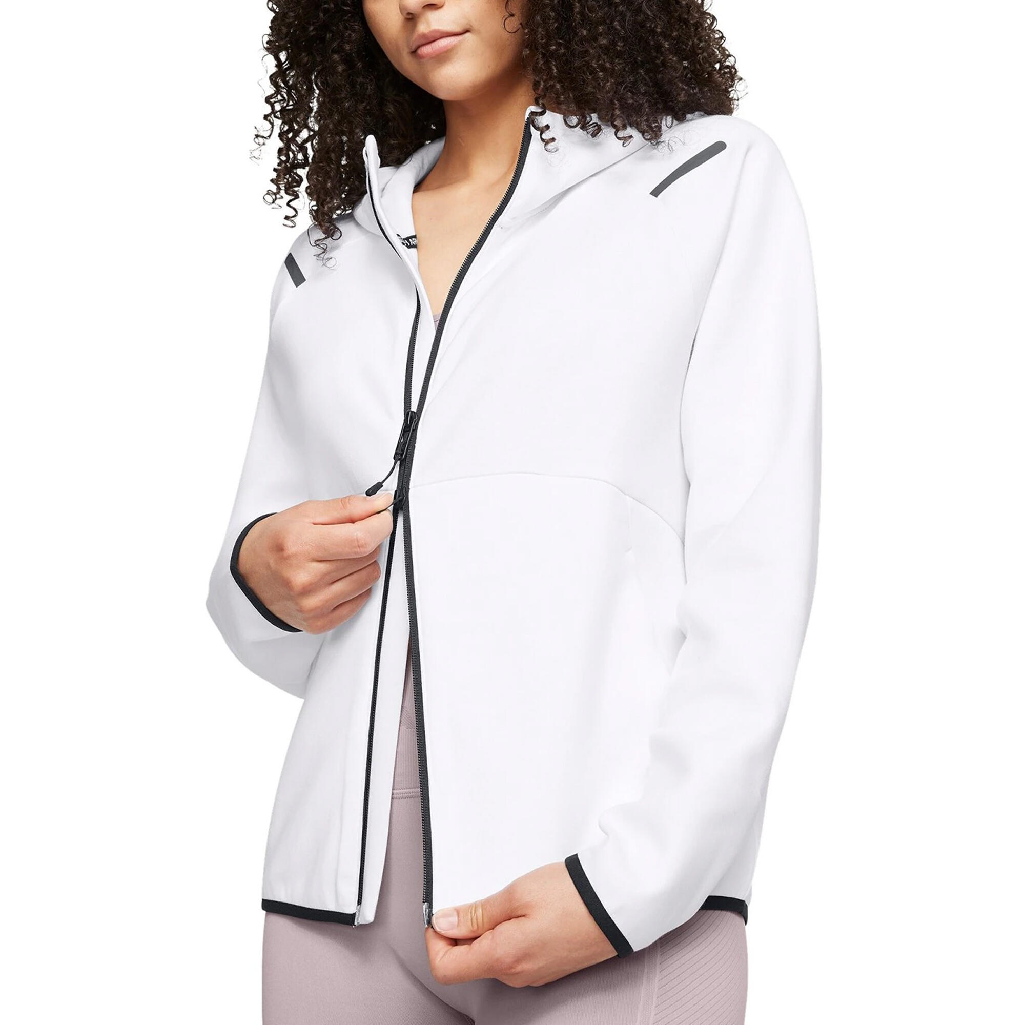 "Unstoppable" Sweatjacke für Damen Weiß 5/5