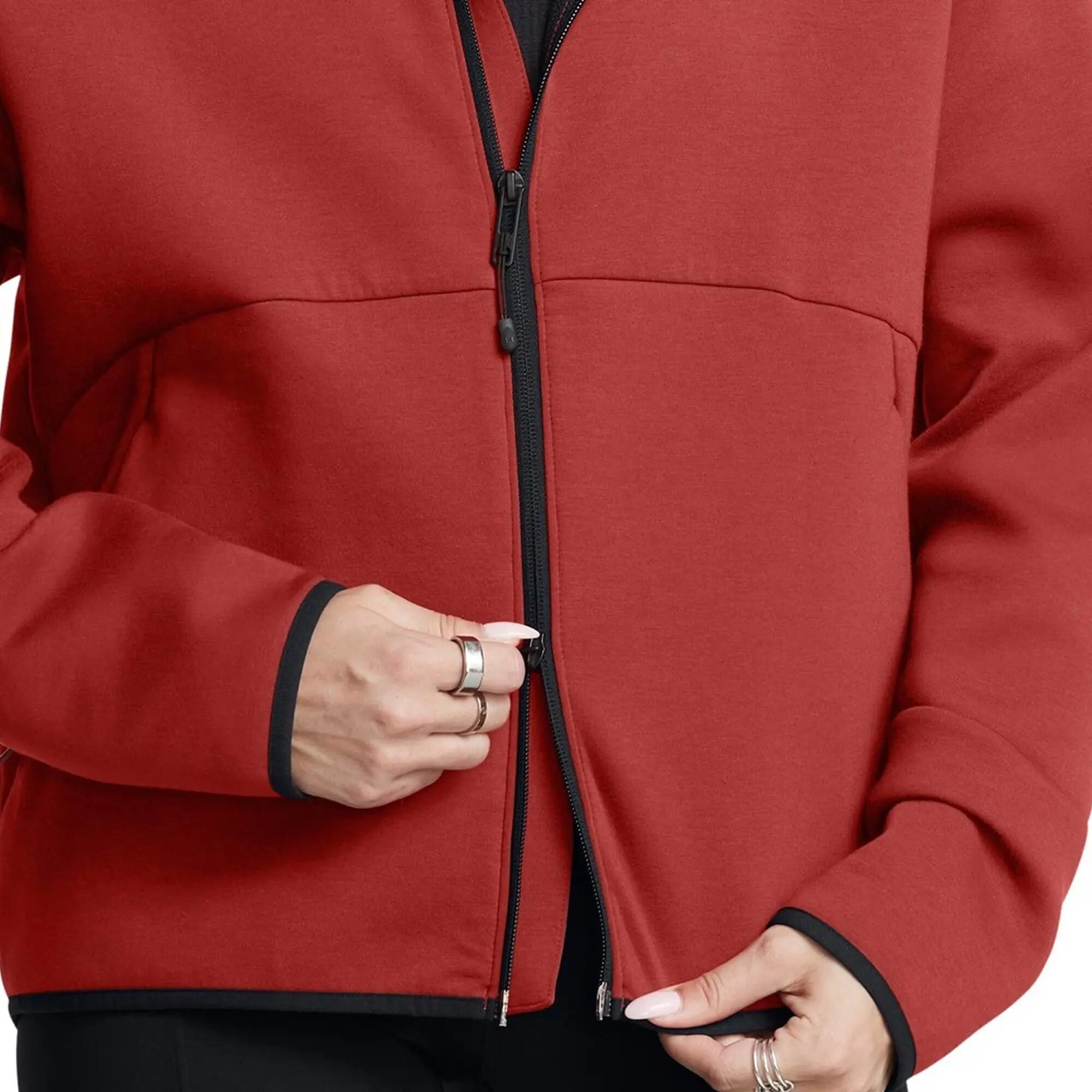 "Unstoppable" Sweatjacke für Damen Orange 5/5