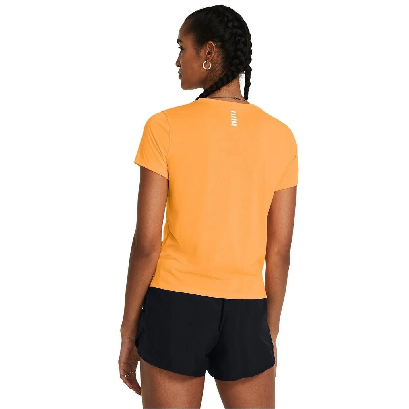 Womens/Ladies Streaker Running Top (Orange) 5/5