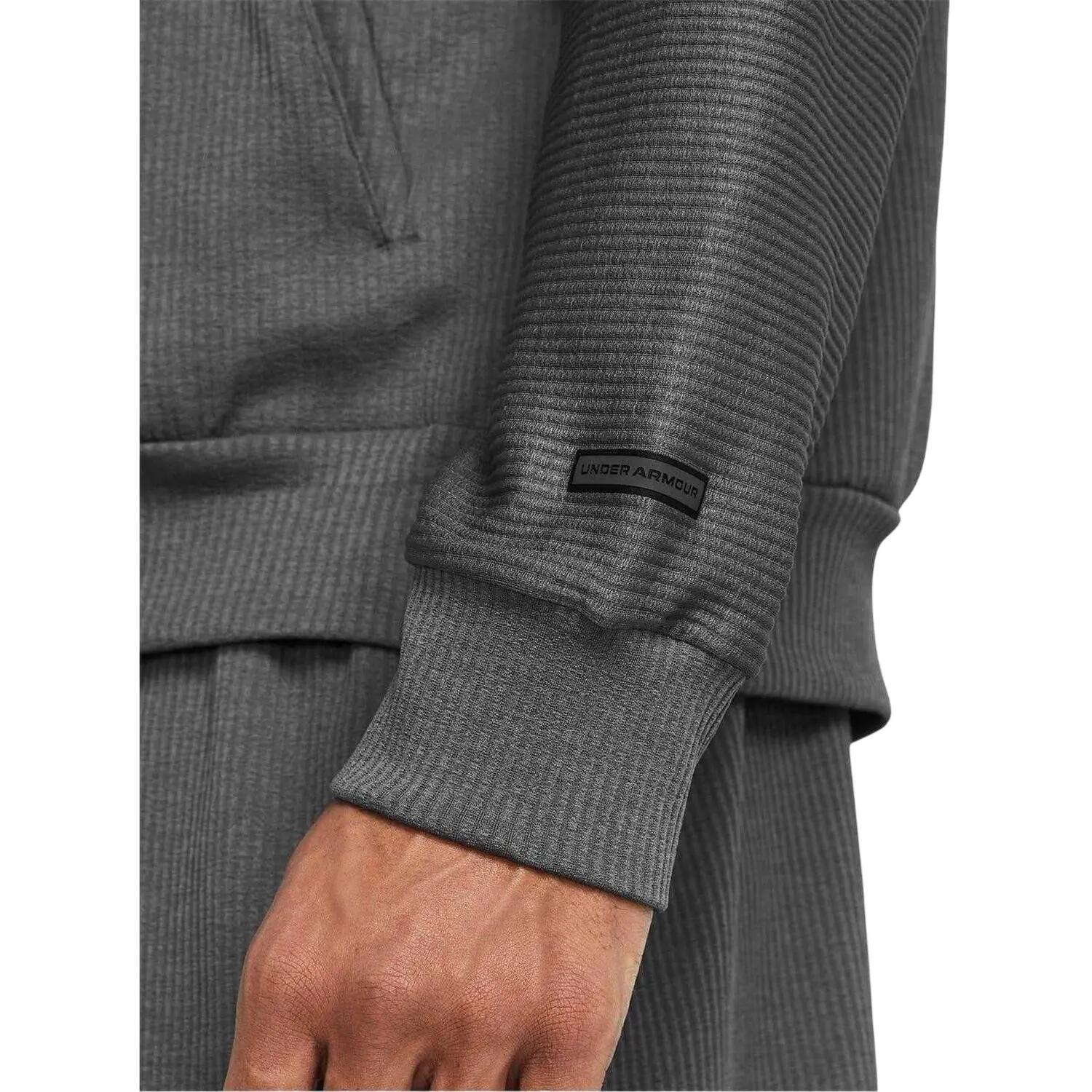 Mens Relaxed Fit Hoodie (Grey) 6/6