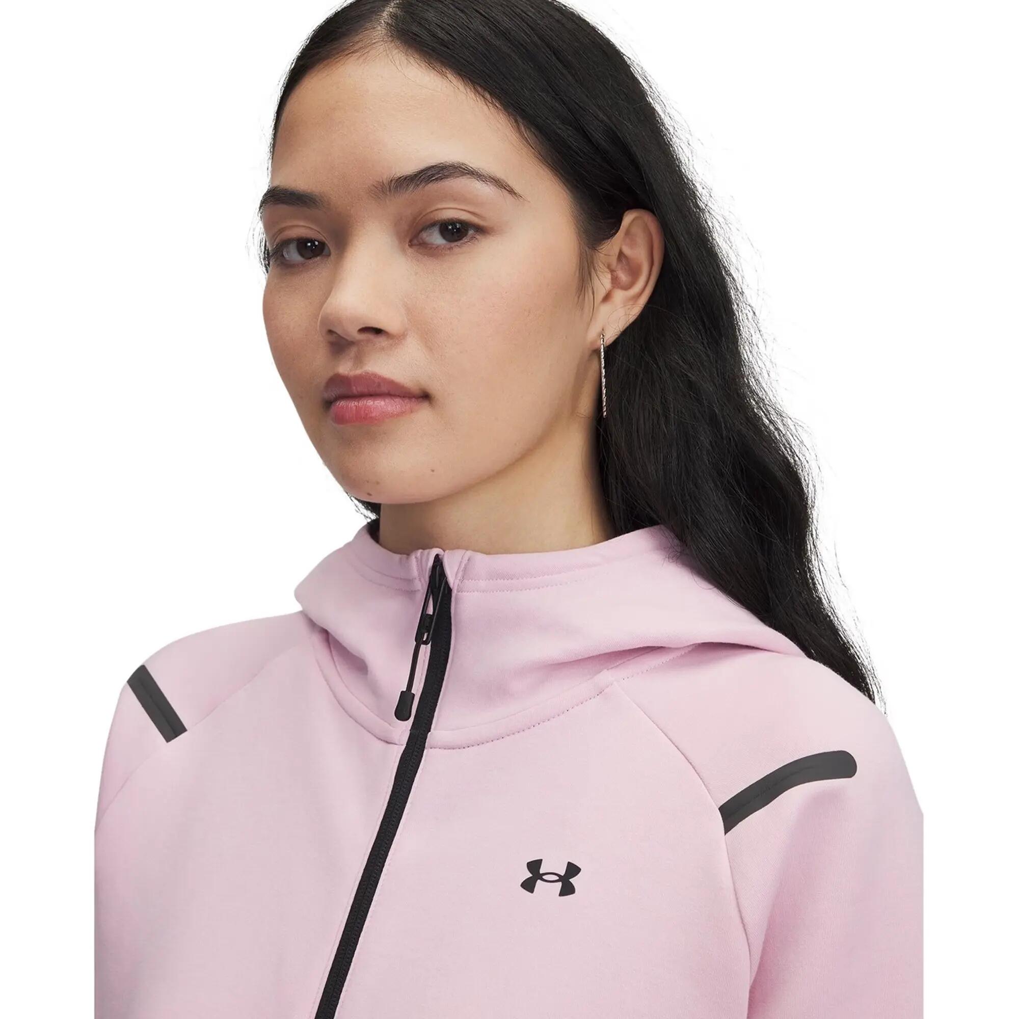 "Unstoppable" Sweatjacke für Damen Pink 4/5