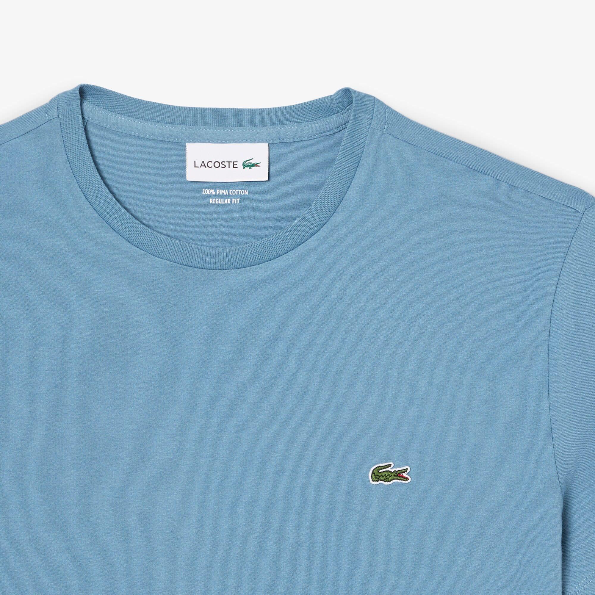 "Pima" TShirt für Herren Damen und Herren Hellblau 7/7
