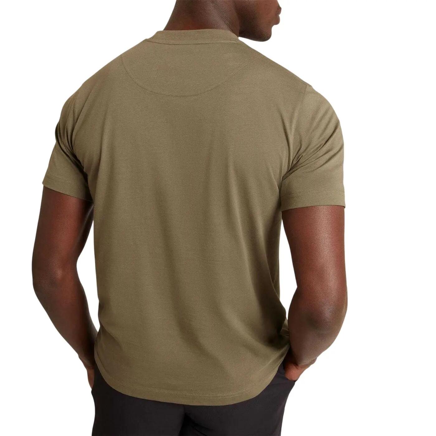 Mens Boxed Logo TShirt (Khaki Green) 5/5