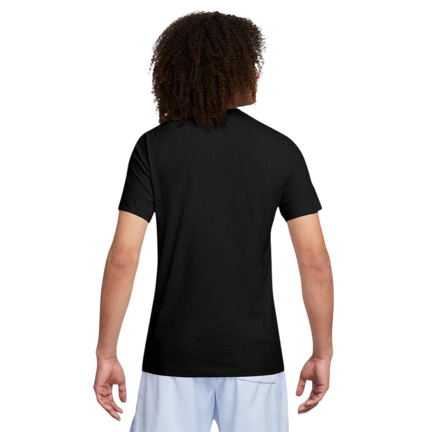 Mens Just Do It Swoosh TShirt (Black/White) 5/5