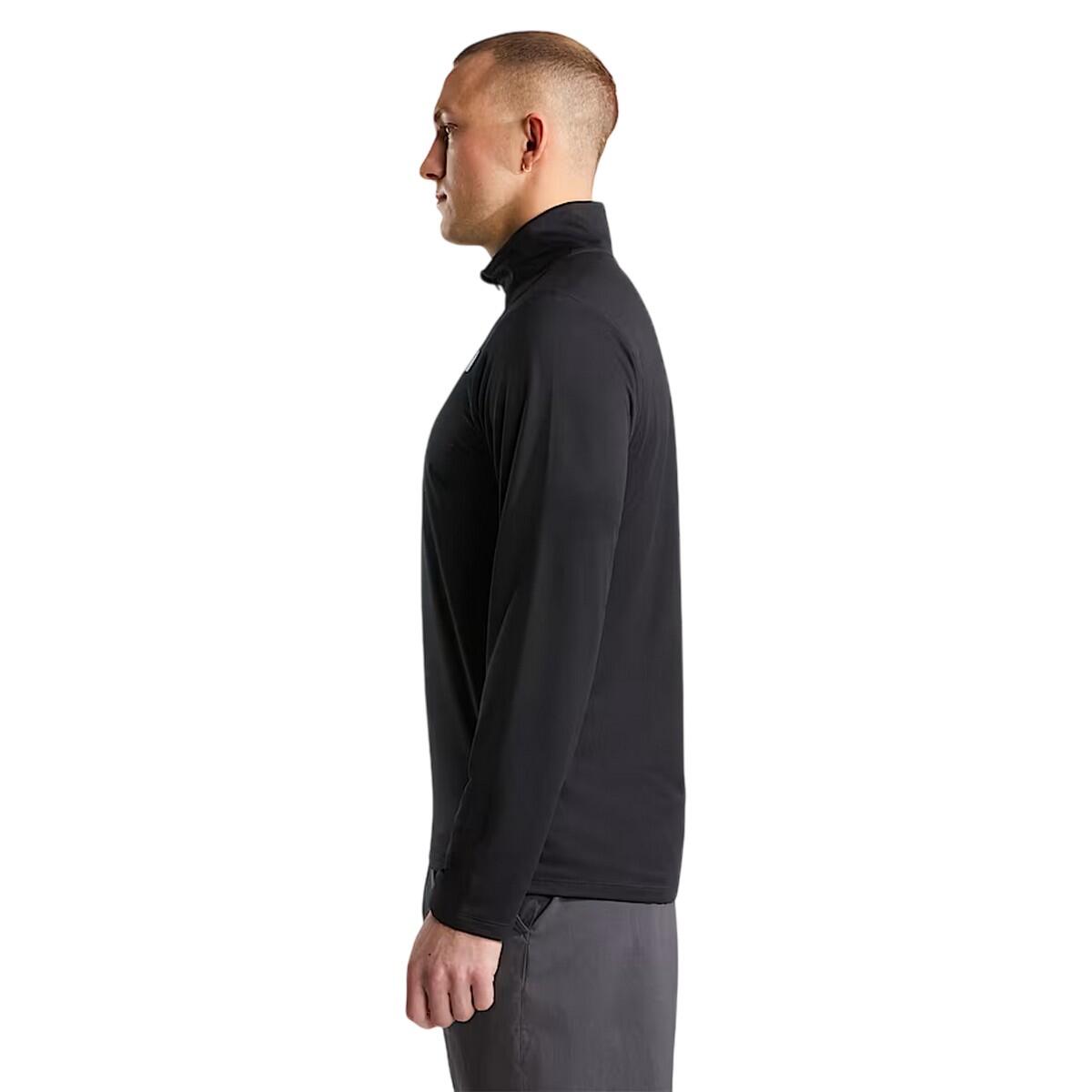 TShirt für , mit kurzem Reißverschluss, Langärmlig Herren Schwarz 5/5