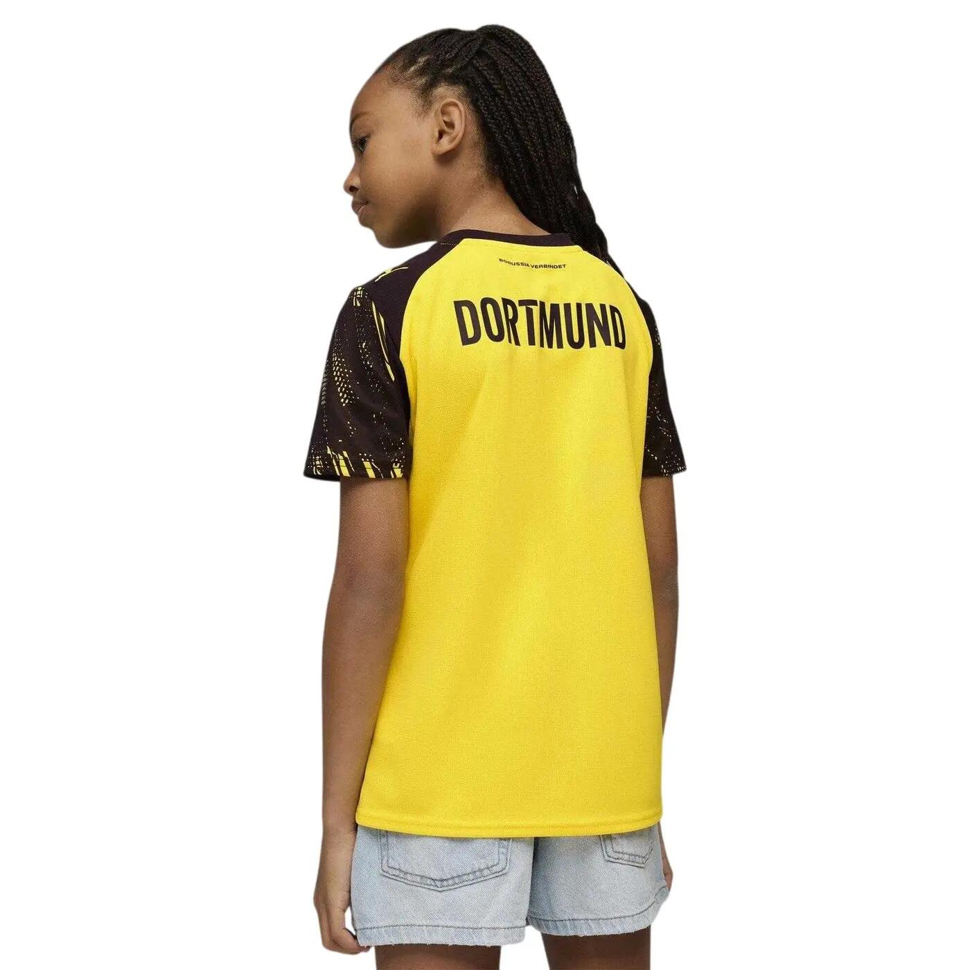 "2526" Heimtrikot für Kinder Gelb/Schwarz 5/5