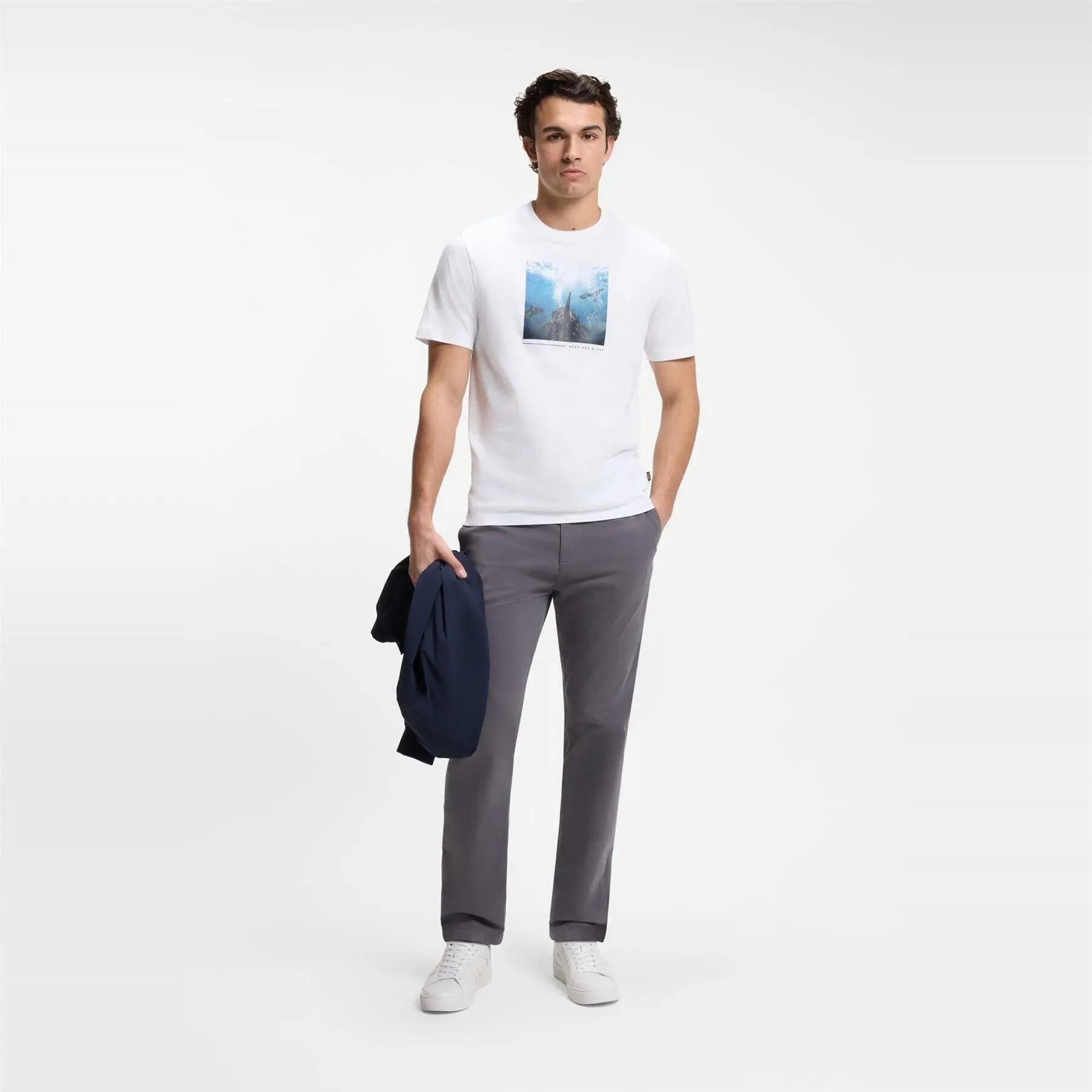 Tshirt Motif/style Créature Homme (Blanc) 5/5